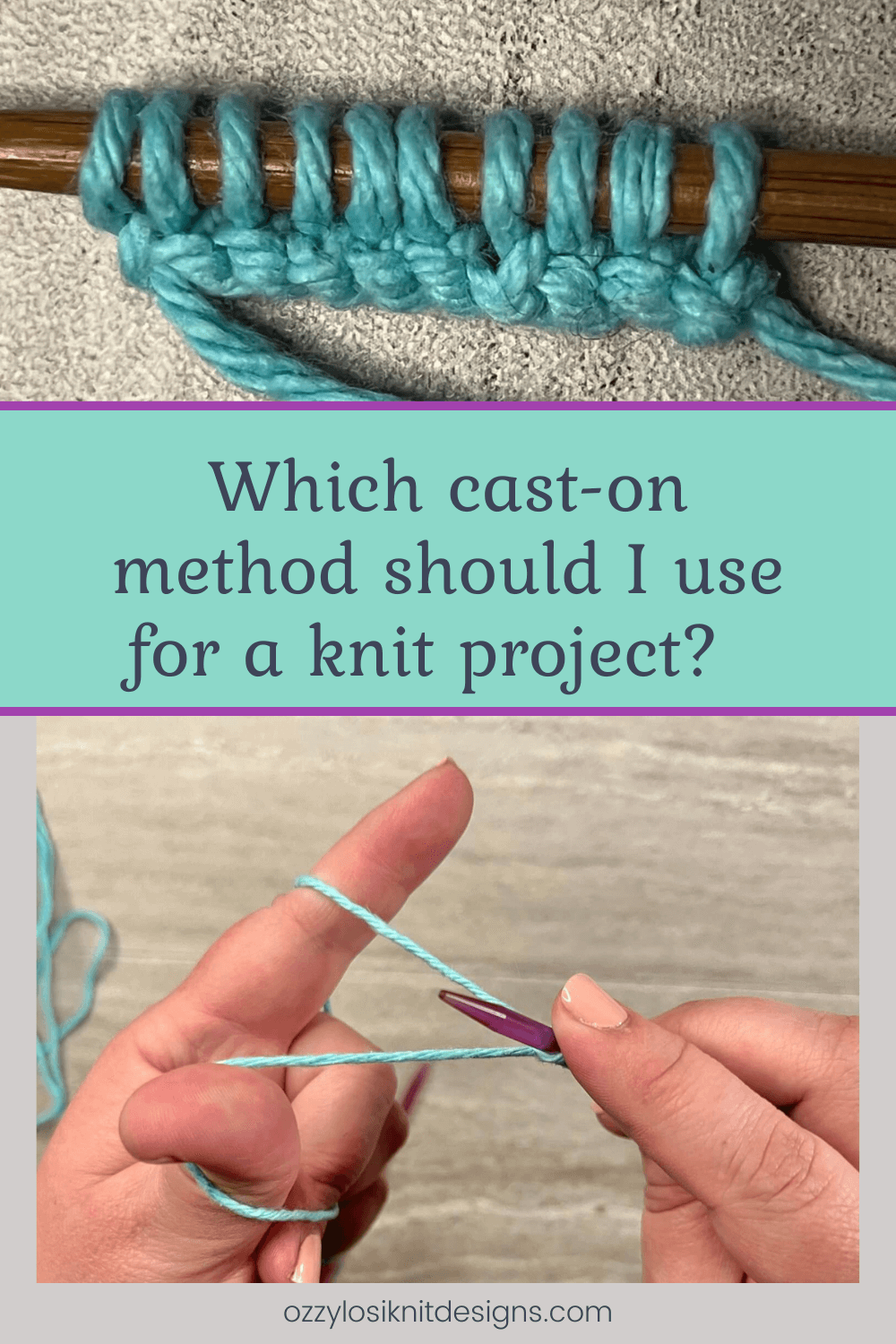 How will you cast-on knit project