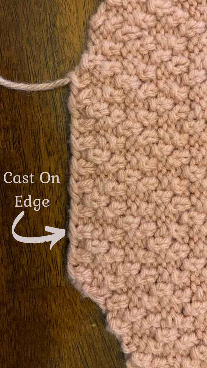 how to measure for a long-tail cast-on compare knit to cast-on edge