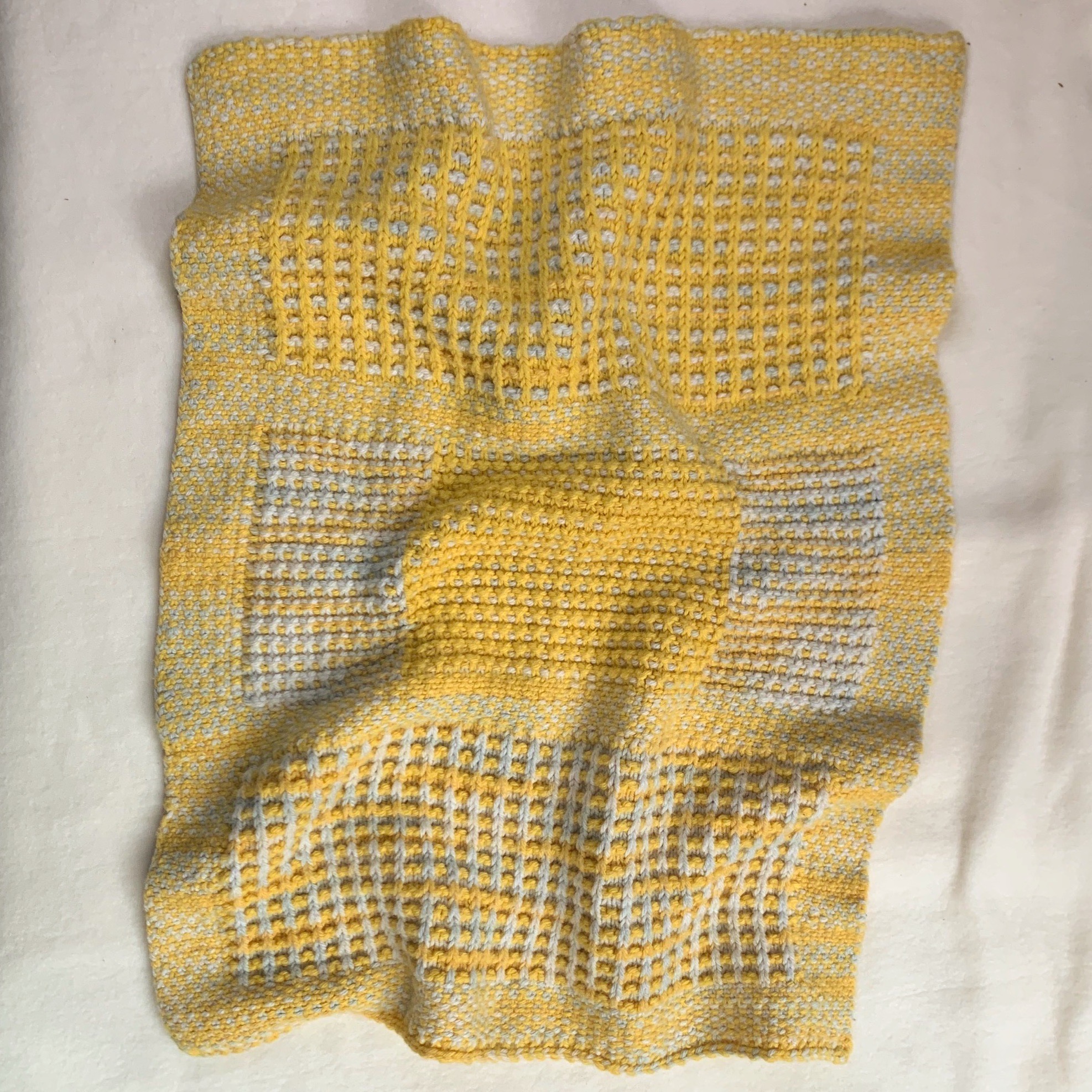 Color 'n texture play baby blanket