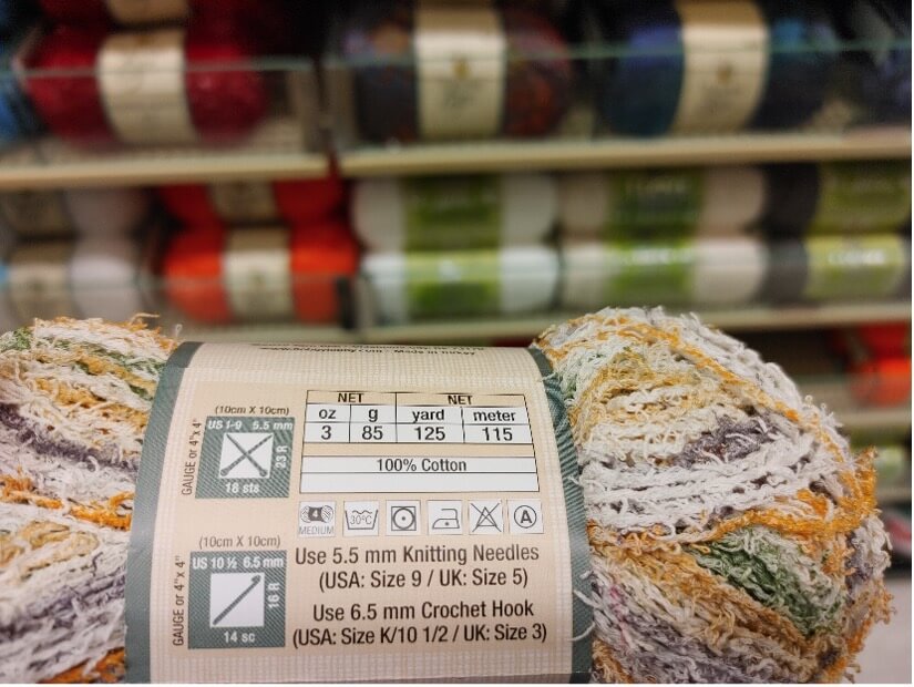 Scrubby cotton yarn Scrub-ology cotton