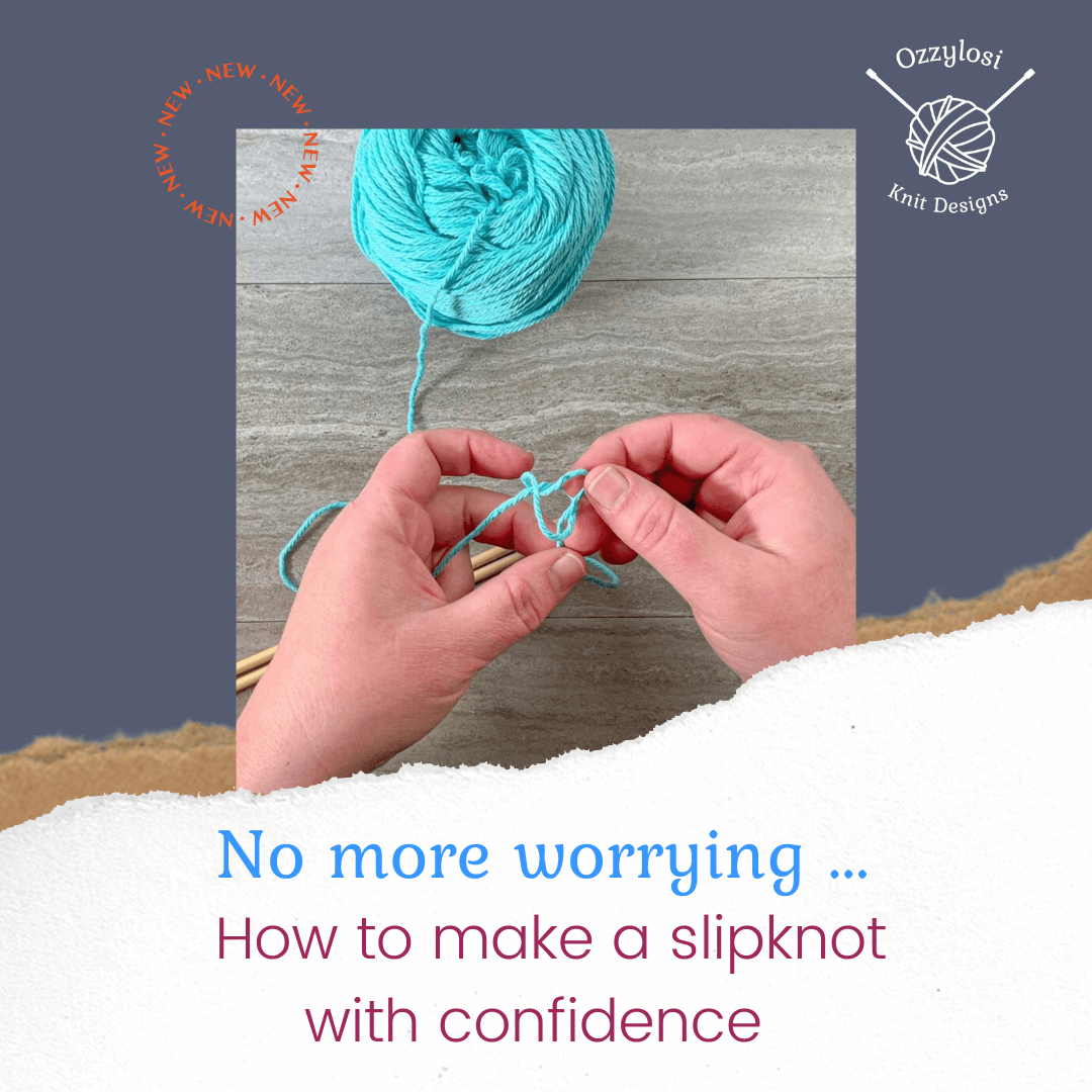 make a slipknot for knitting