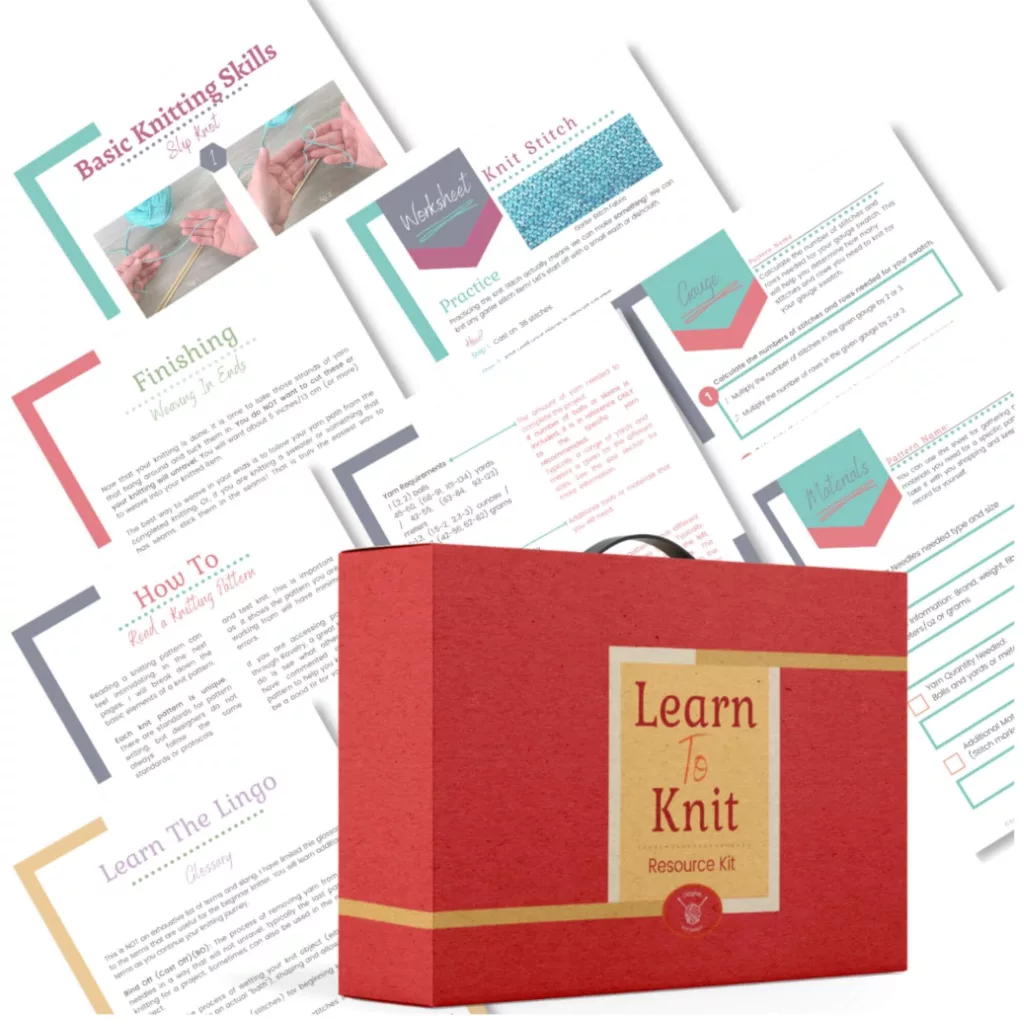 Learn to Knit Resource Kit