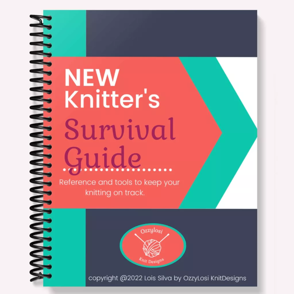 New Knitter's Survival Guide includes gauge section