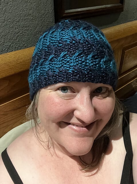 Free hat knitting pattern. Breckle hat by Shilo Weir
