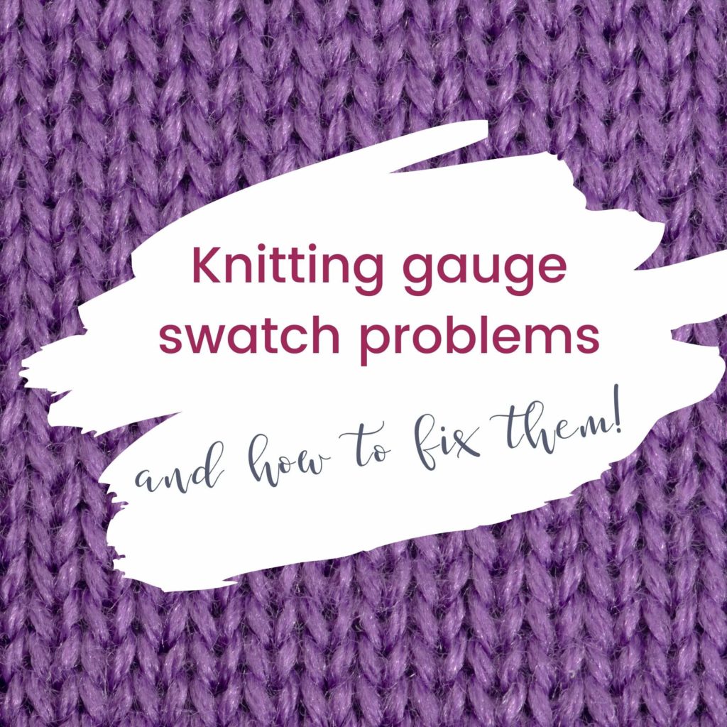 4 Easy Steps! How to make a gauge swatch knitting OzzyLosi Knit Designs