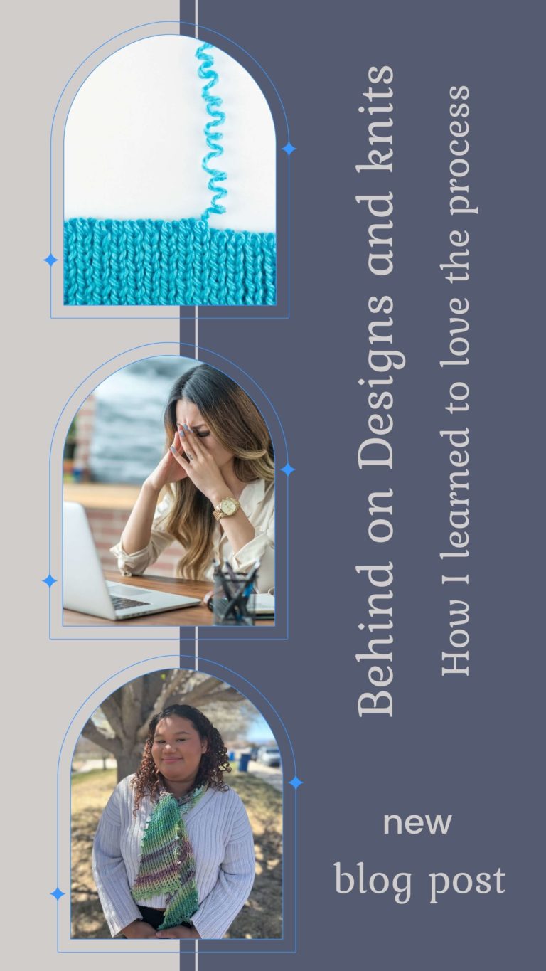 Struggles with knitting and design